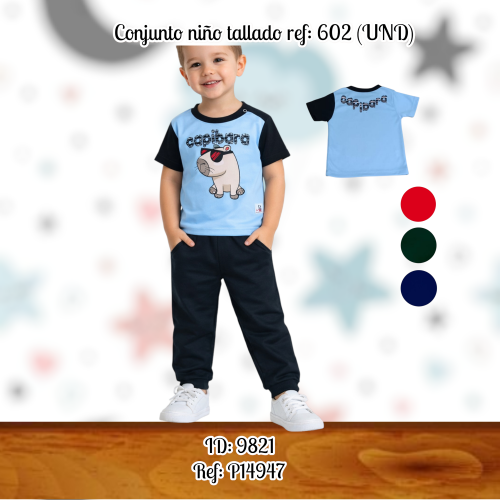 Conjunto niño mimos 602 (UND)