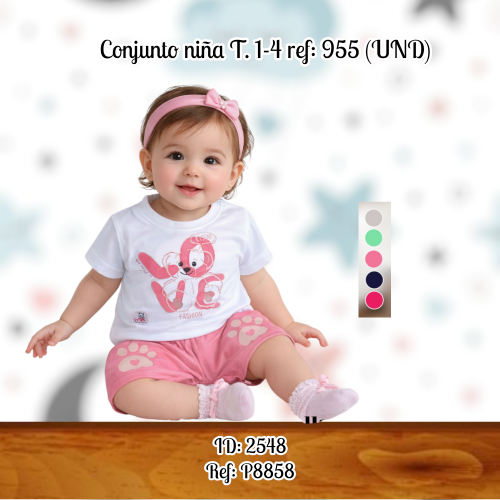 Conjunto niña T. 1-4 ref: 955 (UND)