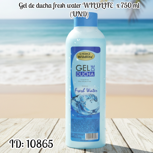 Gel de ducha fresh water WILDLIFE x 750 ml (UND)