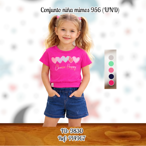 Conjunto niña mimos 956 (UND)