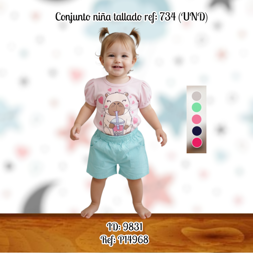 Conjunto niña mimos 734 (UND)