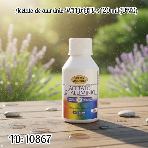 Acetato de aluminio WILDLIFE x 120 ml (UND)