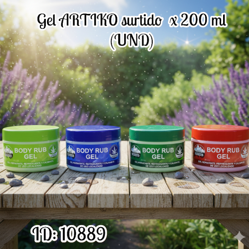 Gel ARTIKO surtido  x 200 ml (UND)