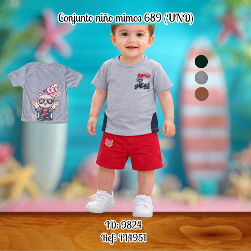 Conjunto niño mimos 689 (UND)