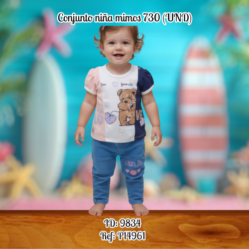 Conjunto niña mimos 730 (UND)