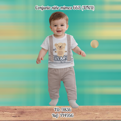 Conjunto niño mimos 665 (UND)