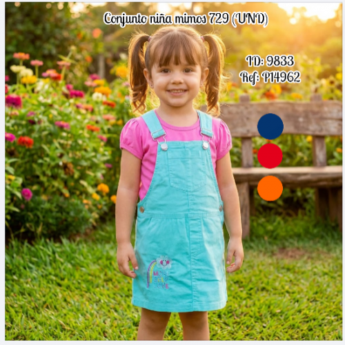 Conjunto niña mimos 729 (UND)