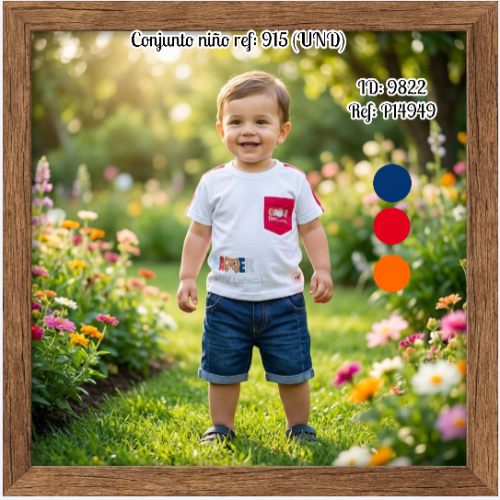 Conjunto niño mimos 915 (UND)