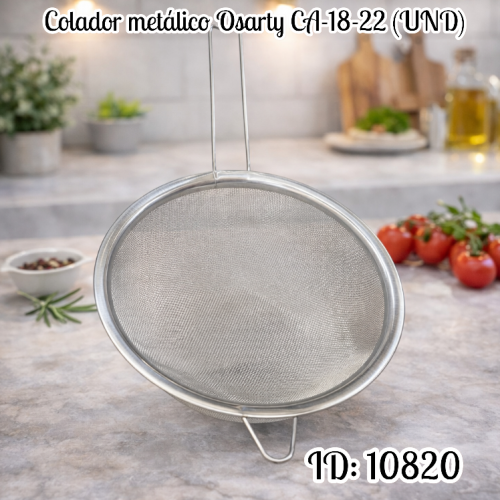 Colador metálico Osarty CA-18-22 (UND)