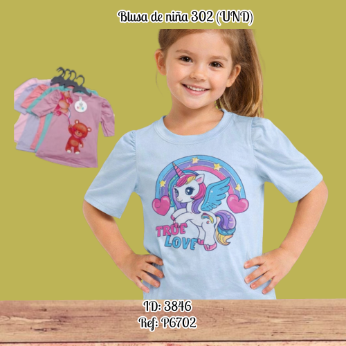 Blusa de niña 302 (UND)