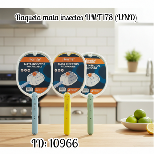 Raqueta mata insectos  HMT178  (UND)