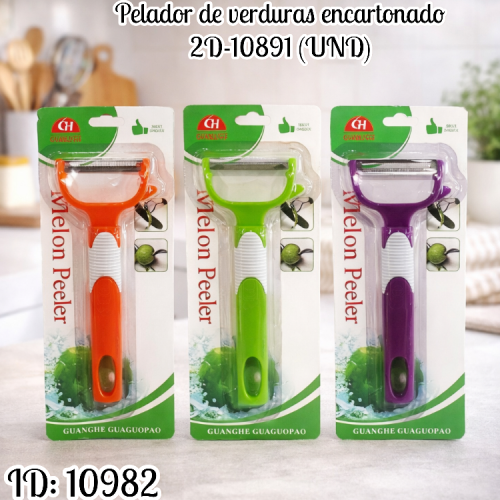 Pelador de verduras encartonado  2D-10891 (UND)