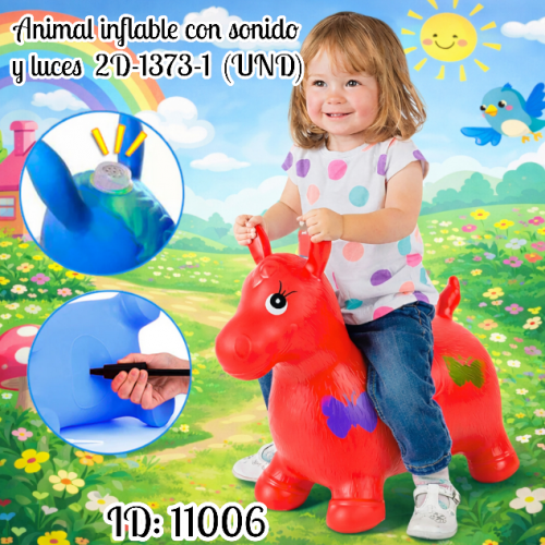 Animal inflable con sonido y luces 2D-1373-1 (UND)