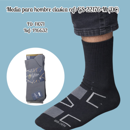 Media para hombre clasica ref: GS-22176-M (DC)