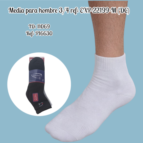 Media para hombre 3/4 ref: EXP-22199-M (DC)