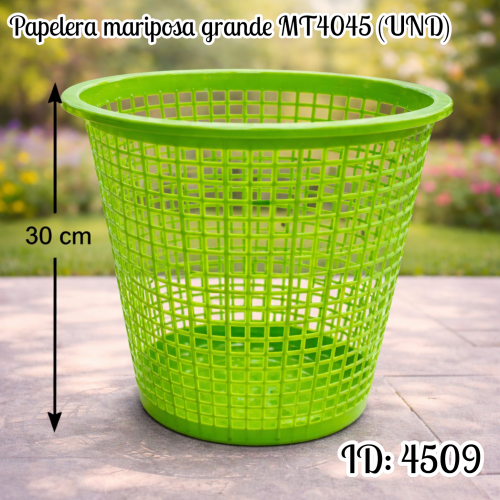 Papelera mariposa grande MT4045 (UND)