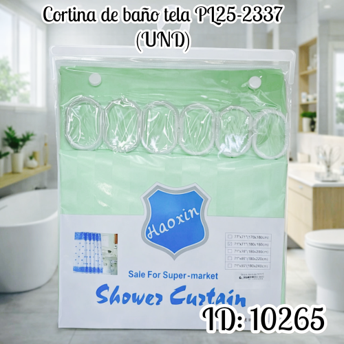 Cortina de baño tela PL25-2337 (UND)