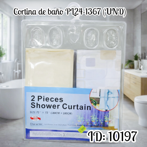 Cortina de baño PL24-1367 (UND)