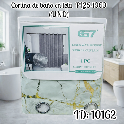 Cortina de baño PL25-1969 (UND)