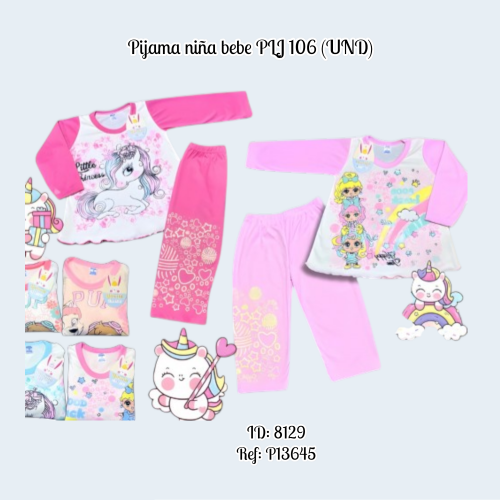 Pijama niña bebe PLJ 106 (UND)