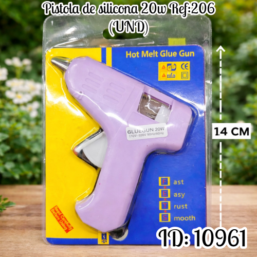 Pistola de silicona 20w  Ref:206  (UND)