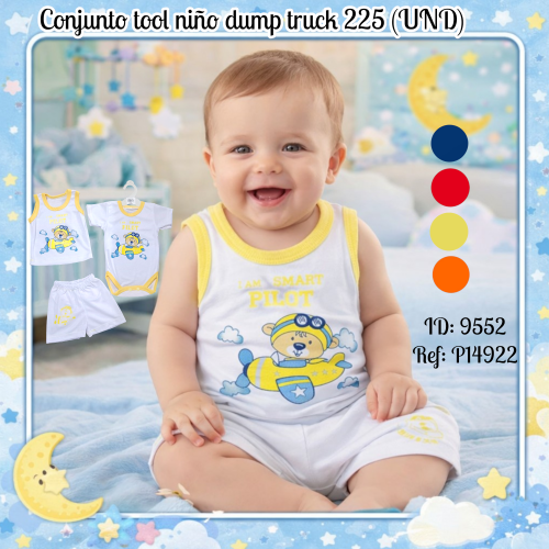 Conjunto tool niño dump truck 225 (UND)