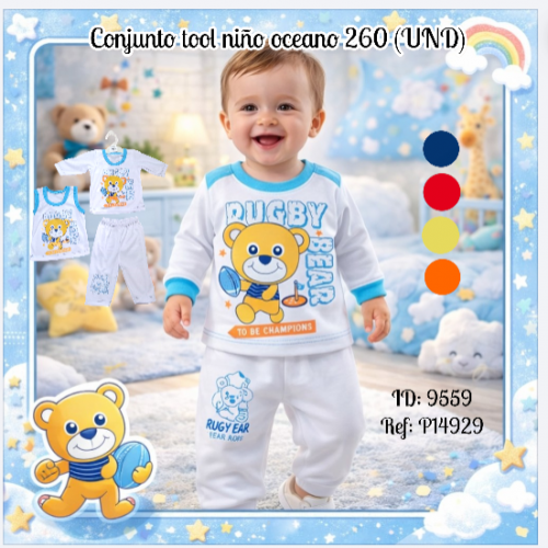 Conjunto tool niño oceano 260 (UND)