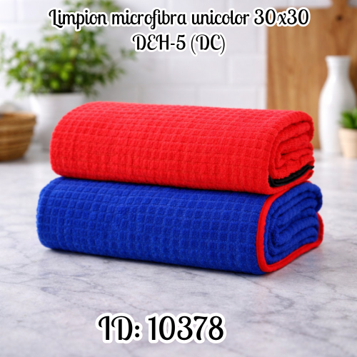 Limpion microfibra unicolor 30x30 DEH-5 (DC)