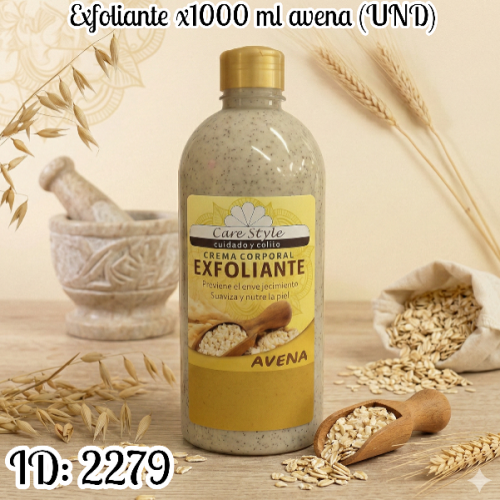 Exfoliante x1000 ml avena (UND)