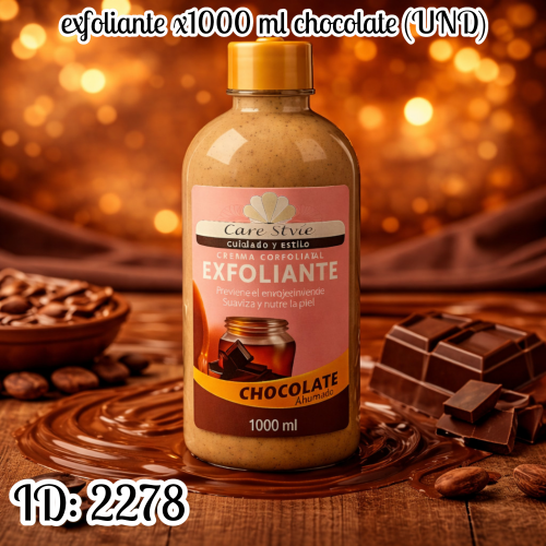 exfoliante x1000 ml chocolate (UND)