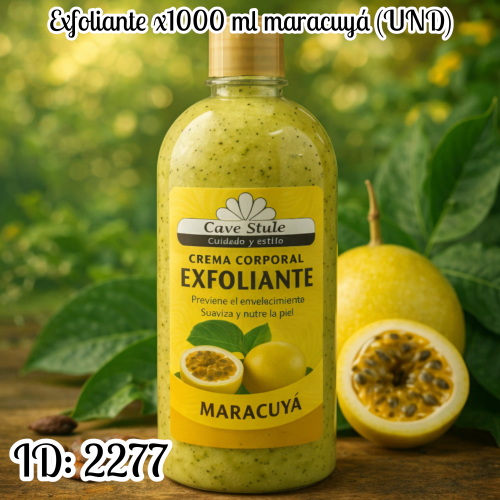 Exfoliante x1000 ml maracuyá (UND)