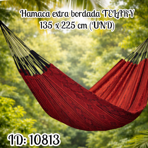 Hamaca extra bordada TELARY 135 x 225 cm al por mayor