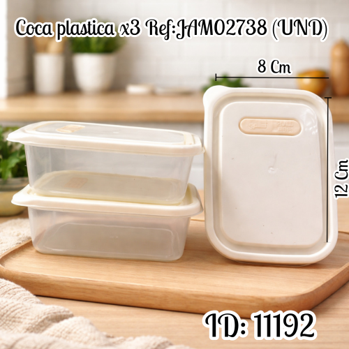 Coca plastica x3 Ref:JAM02738 (UND)
