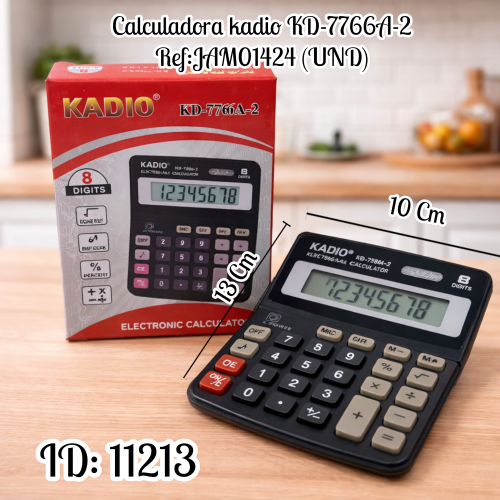 Calculadora kadio KD-7766A-2 Ref:JAM01424 (UND)