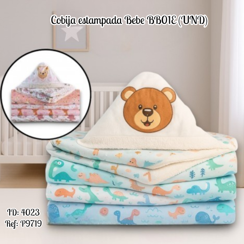 Cobija estampada Bebe (UND)