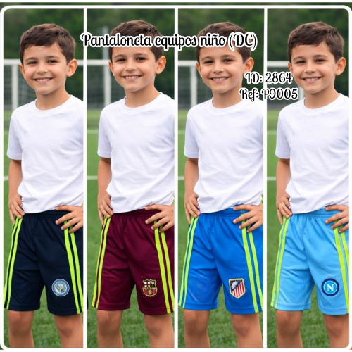 Pantaloneta equipos niño (DC)