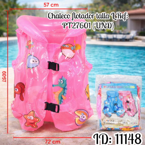 Chaleco flotador talla L Ref: PT27601 (UND)
