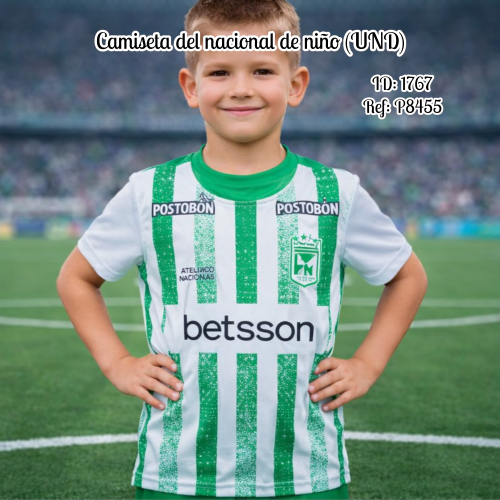 Camiseta del nacional de niño (UND)