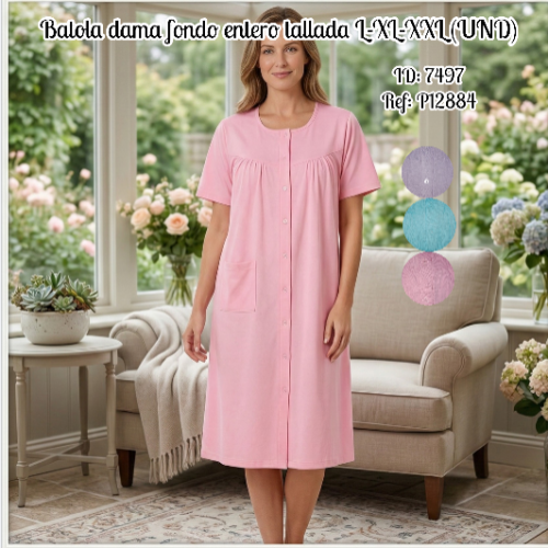 Batola dama fondo entero tallada L-XL-XXL (UND)