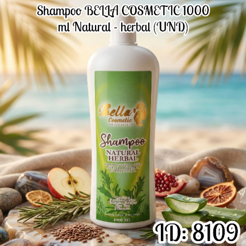 Shampoo BELLA COSMETIC 1000 ml Natural - herbal (UND)