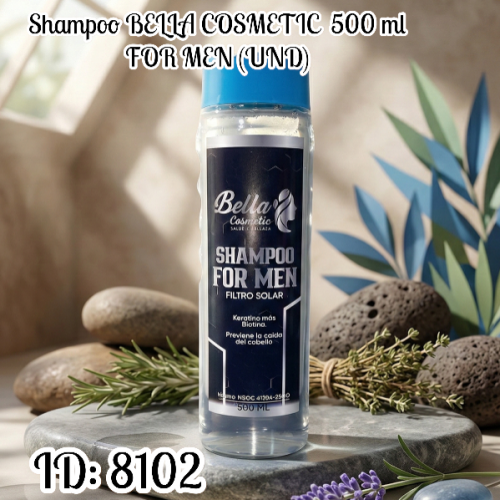 Shampoo BELLA COSMETIC 500 ml FOR MEN (UND)