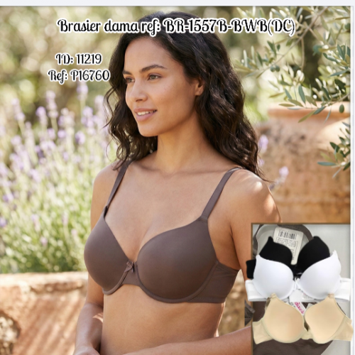 Brasier dama ref: BR-1557B-BWB(DC)