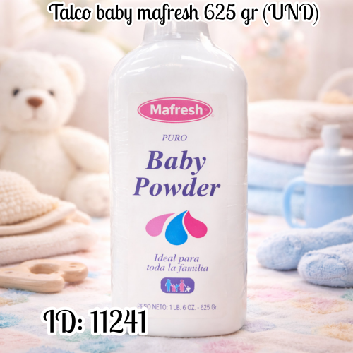 Talco baby mafresh 625 gr (UND)