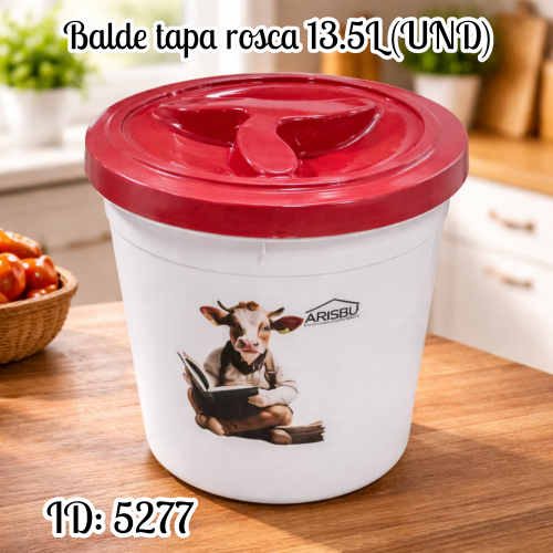 Balde tapa rosca 13.5L (UND)