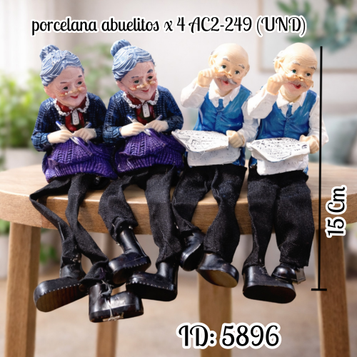 porcelana abuelitos x 4 AC2-249 (UND)
