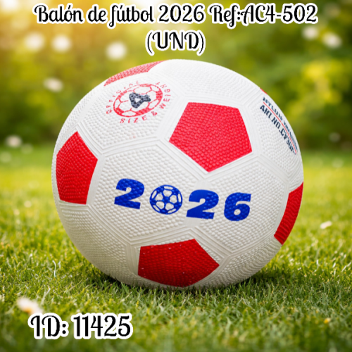 Balón de fútbol 2026 Ref:AC4-502 (UND)