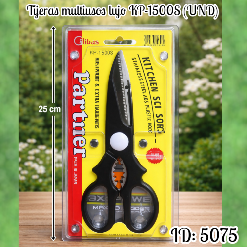 Tijeras multiusos lujo KP-1500S (UND)