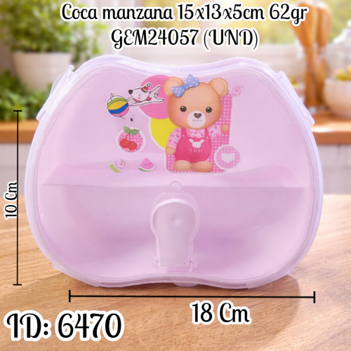 Coca manzana 15x13x5cm 62gr GEM24057 (UND)