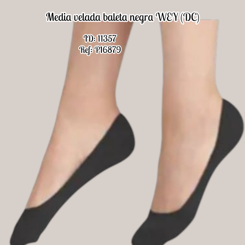 Media velada negra WEY (DC)