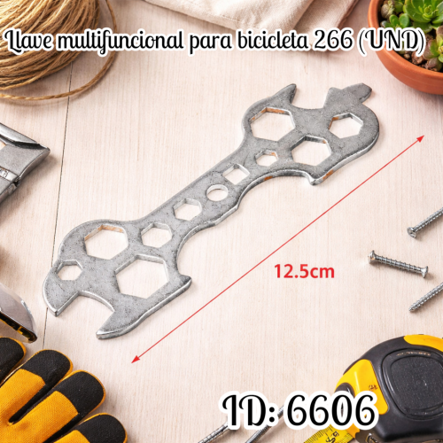 Llave multifuncional para bicicleta 266 (UND)